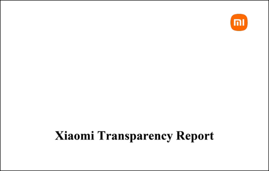 Transparency Report